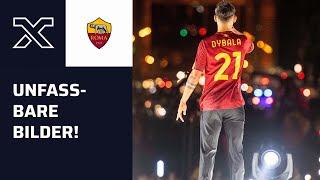 Als wäre es Messi oder Ronaldo! Dybala wird präsentiert und die Roma Tifosi drehen völlig durch!