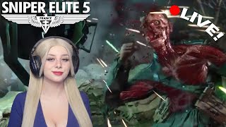 HUNTING BALLSHOTS, LIVE! | Sniper Elite 5 (Campaign Playthrough) screenshot 5