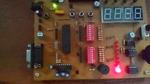 PIC 16f876A timer 10ms on off #microcontroller  #pic16f877a #eduexplorers