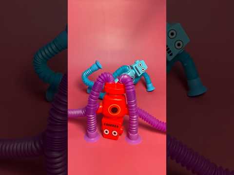Cute Robot Pop Tubes Trend #shorts #trend ing#poptube  #best #cute #popular #toys #satisfying