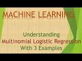 2 Logistic Regression (Multinomial): Fully Explained With 3 Examples