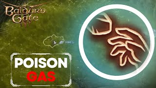 HOW TO CLEAR POISON GAS CLOUD IN OVERGROWN TUNNEL | NOXIOUS FUMES | BALDURS GATE 3