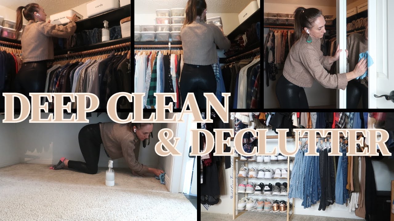DEEP CLEANING MY CLOSET | THOUGHTFUL THURSDAY - YouTube