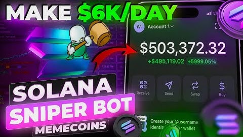 WARNING Solana Investors 4 SOL in 5 Minutes is NOT a Myth! 🟢 NEW Solana Sniper BOT - Fastest EVER