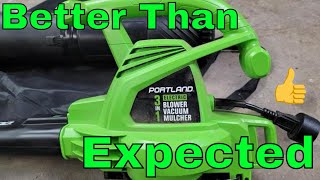 Harbor Freight Portland 3 in 1 Blower Vacuum Mulcher Review