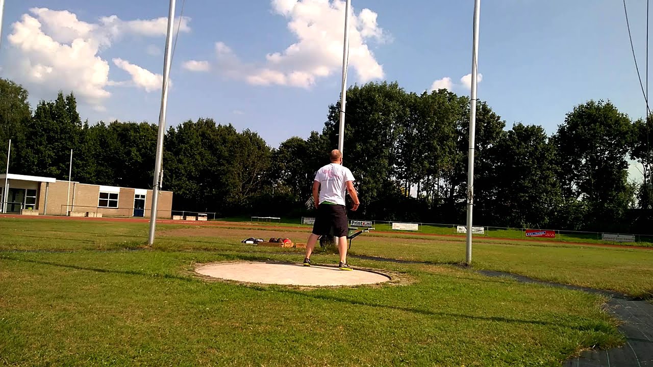 Discus throw technique practice (HD available) - YouTube