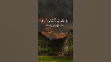 يَٰزَكَرِيَّآ إِنَّا نُبَشِّرُكَ بِغُلَٰمٍ ٱسۡمُهُۥ يَحۡيَىٰ   | سورة مريم : ٧ - ٩