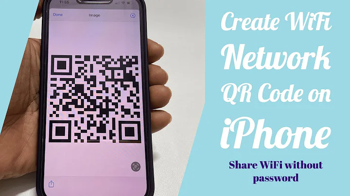 How to share WiFi network without password on iPhone 13 / iPhone 12 / iPhone 11 - Create QR Code