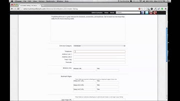 How to add your company to a forum Directory Listing  (TMF)