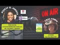 Iheart radio podcaster haneef jordan  author frances fomai speaking about her book can you hear me