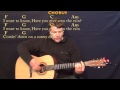 Have You Ever Seen the Rain (CCR) Strum Guitar Cover Lesson with Chords/Lyrics