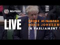 LIVE: British Prime Minister Boris Johnson takes questions in parliament