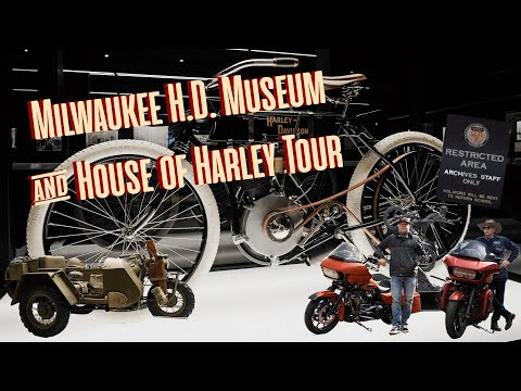 Video: Harley-Davidson Museum Erweitert Die Sammlung Um Zwei Oldtimer-Motorräder