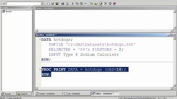 SPPH Ramp-up: Reading in data using DATA Step in SAS