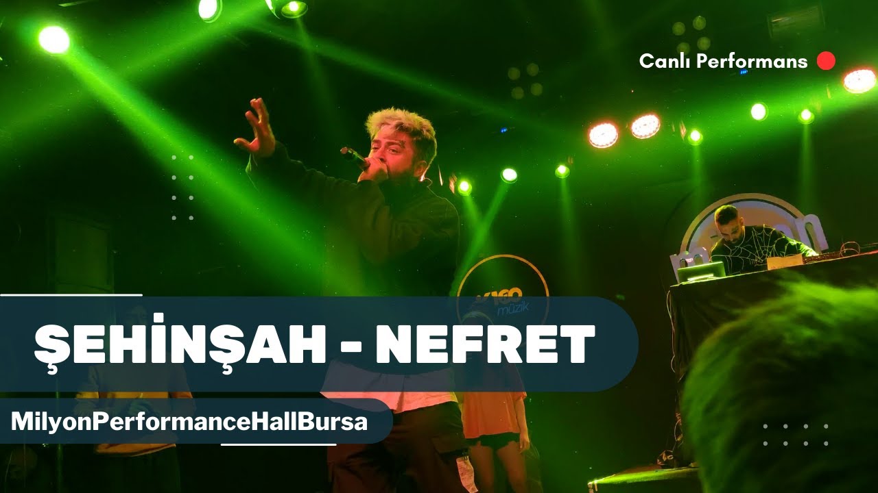 Şehinşah x Sali - Nefret Konser 4K MilyonPerformanceHallBursa