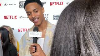 Keith Powers| Netflix The Perfect Find | The Nikki Rich Show Interview at Culture Creators 2023