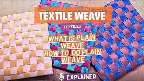 Weaving for beginners|Textile weave |Plain weave |Basic weave| Fashion design tutorial |weaving art