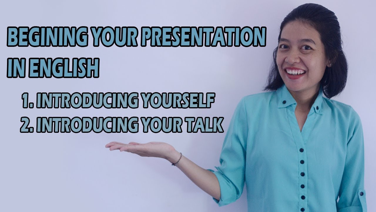 how to start a english presentation