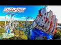 Alpengeist Roller Coaster On Ride Front and Back 4K POV Busch Gardens Williamsburg 2021 10 24