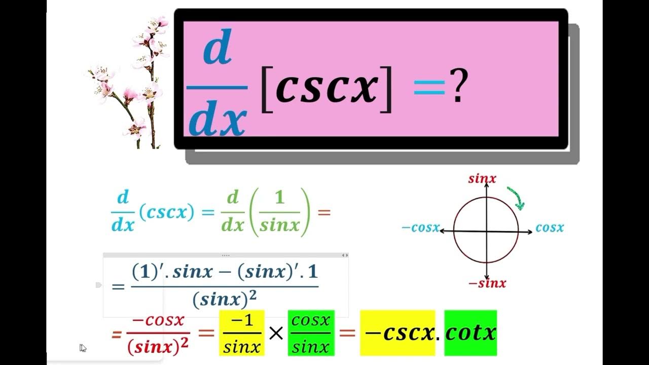 Derivative Of Csc X YouTube derivative-of-csc-x-youtube