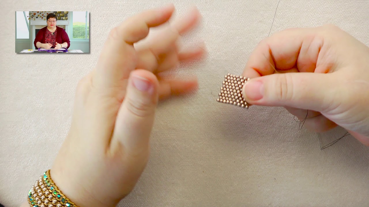 How To Add and End Thread in Peyote Stitch