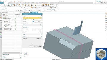 Chamfer command enhancements in NX 1899