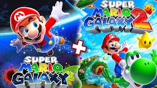 Super Mario Galaxy 1 + Super Mario Galaxy 2 - Full Game Walkthrough