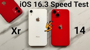 iPhone Xr vs 14 Speed test || iOS 16.3 Speed test!!