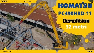 Escavatore Komatsu PC490HRD-11 Demolition, demolizione ex Ucar Caserta