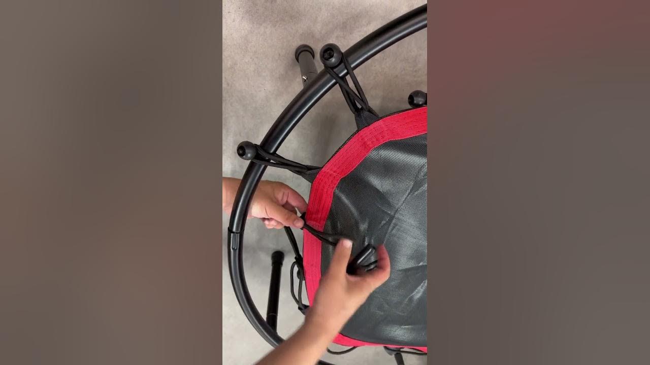 Trampoline assemble instruction video YouTube