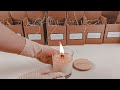 Как горит двойной  деревянный фитиль? Свечи из кокосового воска