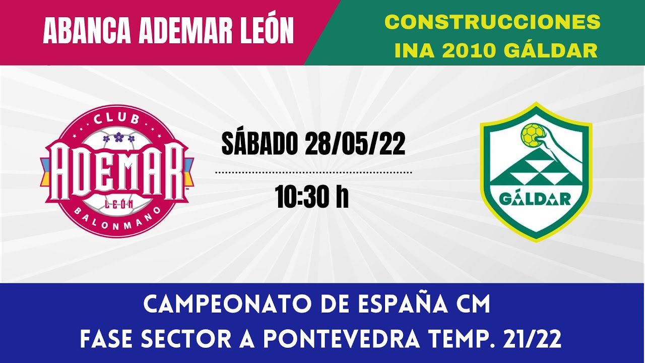 Abanca Ademar León vs Construcciones Ina 2010 Gáldar