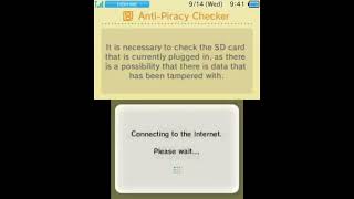 3ds anti piracy screen