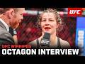 Jasmine Jasudavicius Octagon Interview | UFC Winnipeg