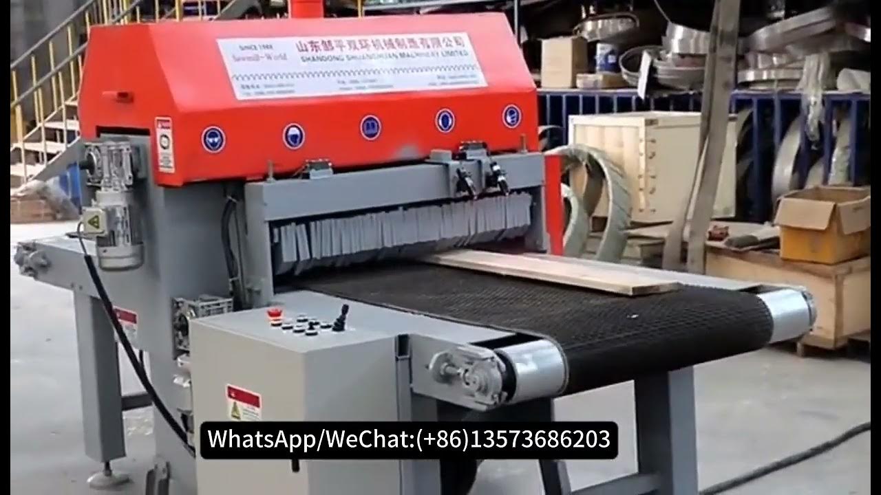 portable wood board edger for sawmill / fast lumber edging machine from