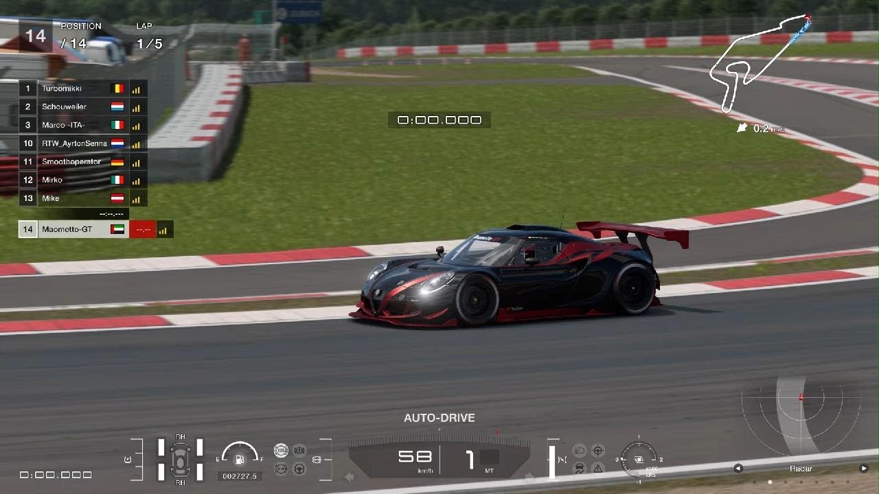 Gran Turismo 7 - Daily Race B - Nürburgring Sprint - Alfa Romeo 4C (Gr ...