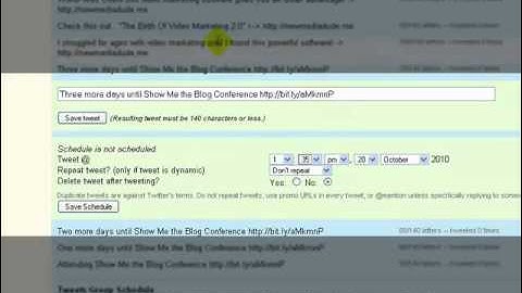 TweetSpinner How-to Part II
