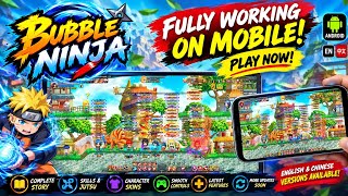 🔥 BUBBLE NINJA IS NOW FULLY WORKING ON MOBILE! | Official Mobile Gameplay screenshot 5