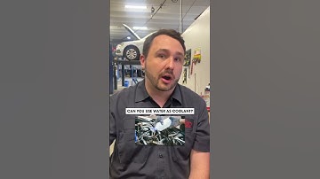 Can You Just Use Water Instead of Coolant? 🤔🚗