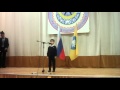 Саша Джеваков из Калмыкии читает стихотворение "Россиюшка"