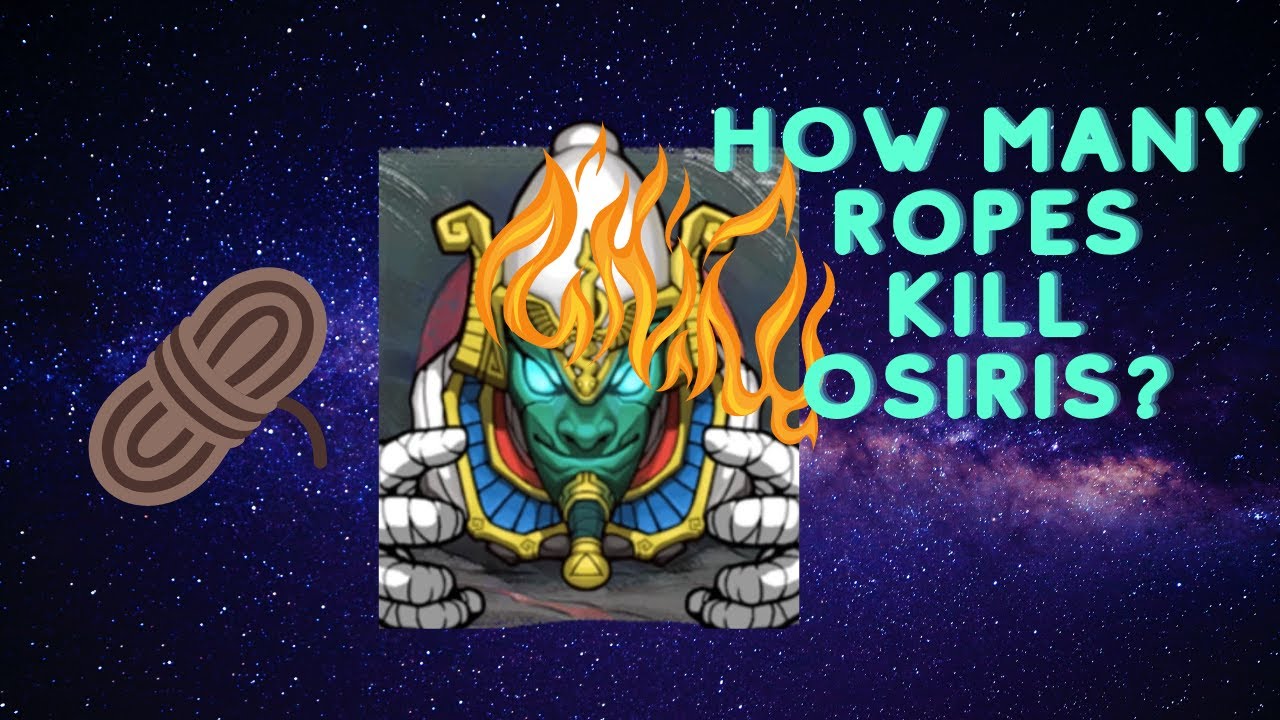 How Many Ropes Kill Osiris In Spelunky 2?