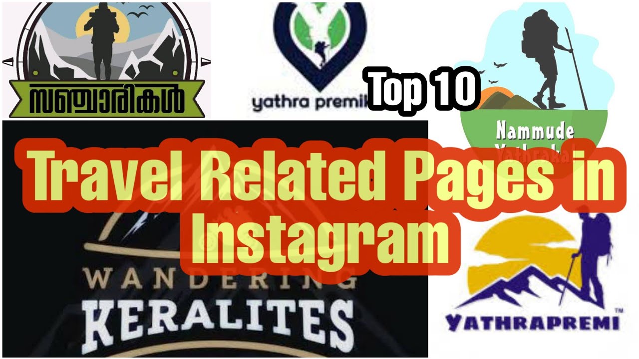 Top 10 Travel Pages in instagram || Kerala