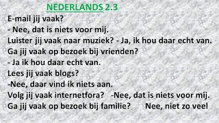 Nederlands oefenen - 2.3 - #nederlands voor beginners - Beginner's #dutch -