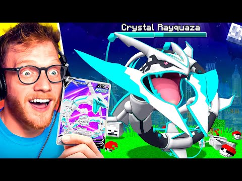 Opening CRYSTAL POKEMON PACKS To Get GOD POKEMON In MINECRAFT