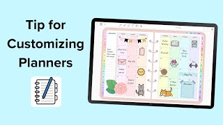 Tip for customizing your planner | Penly app tutorial screenshot 3