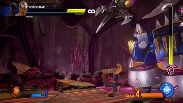 Marvel VS Capcom Infinite Arcade Venom and Spiderman Gameplay