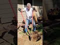 How to use a posthole digger. 2 ways. #diy #construction