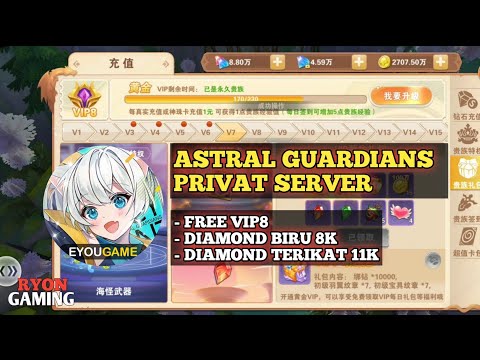 ASTRAL GUARDIANS PRIVATE SERVER Free VIP8 Dan Diamond 8k