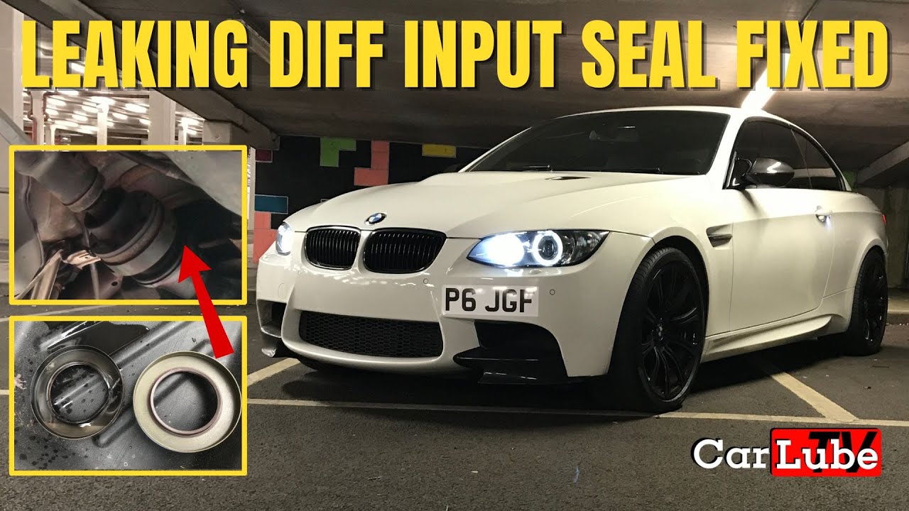 BMW E90X Diff Input Seal Replacement YouTube