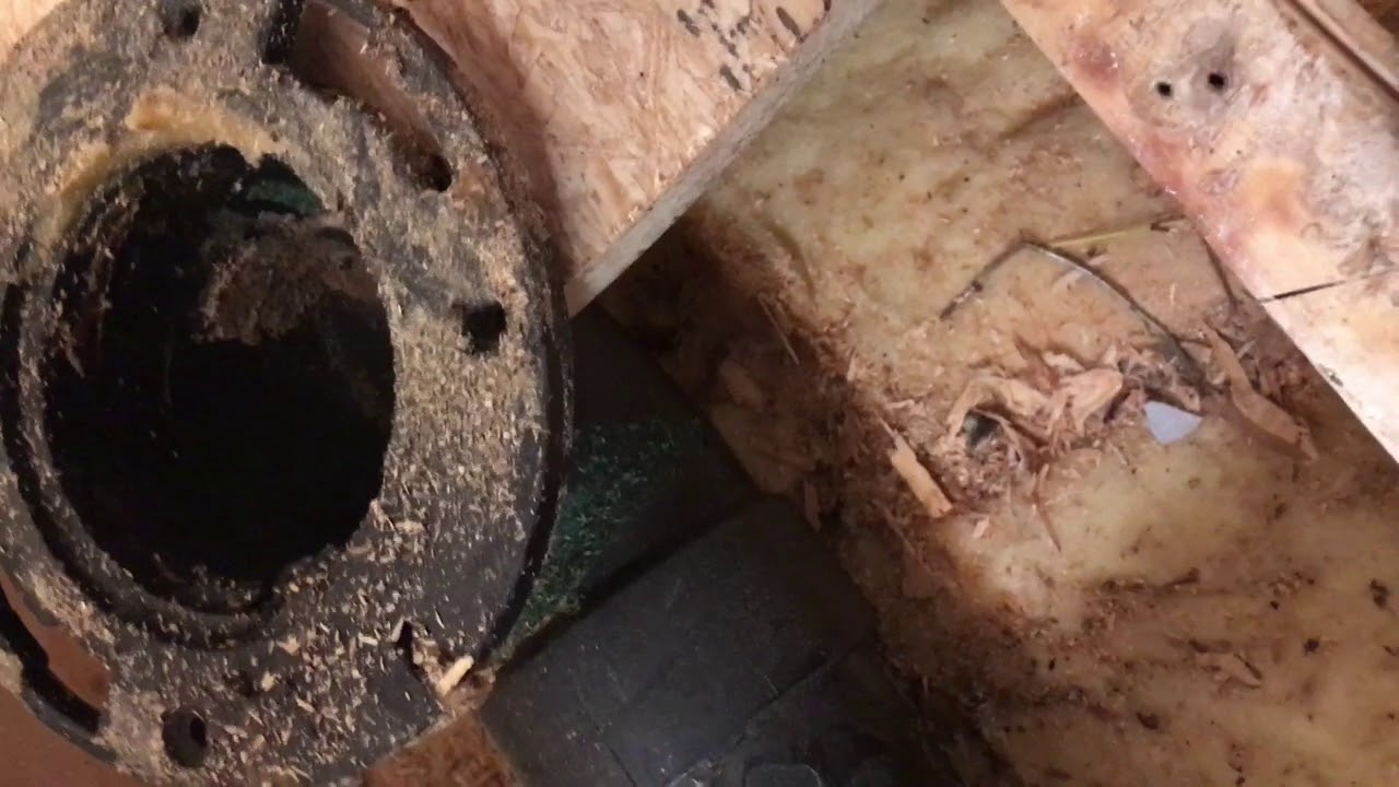 How To Repair a rotten bathroom floor YouTube